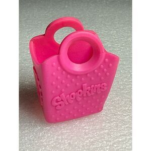 Shopkins Pink Grocery Shopping Bag Tote Moose Toys Mini Accessory Collectible